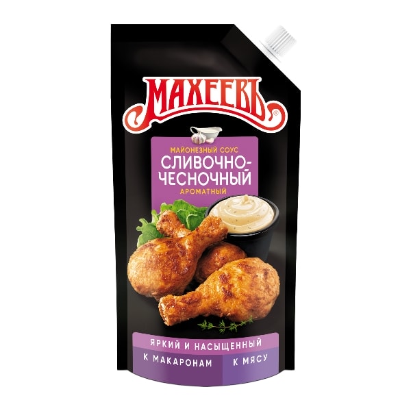 Соус «Махеевъ» Сливочно-чесночный 200 гр.